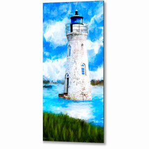 Cockspur Island Lighthouse - Georgia Coast Metal Print