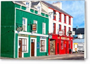 Colorful Dingle - Irish Greeting Card