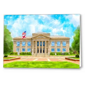 Covington County Courthouse - Andalusia Alabama Greeting Card