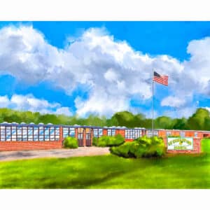 D.F. Douglass High School - Montezuma Georgia Art Print