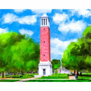 Denny Chimes Painting - Alabama Art Print