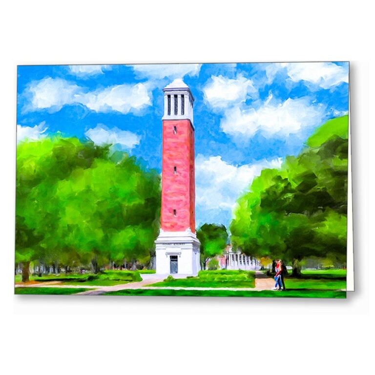 Denny Chimes Painting – Alabama Greeting Card