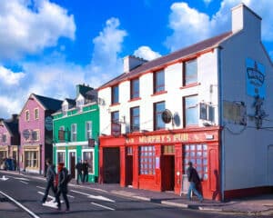 Dingle Town - Sunny Ireland Art Print