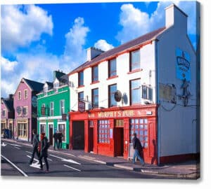 Dingle Town - Sunny Ireland Canvas Print