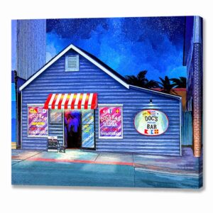 Doc's Bar - Tybee Island Canvas Print