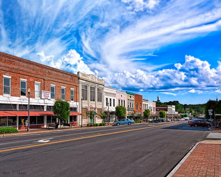 Downtown Montezuma – Georgia Art Print