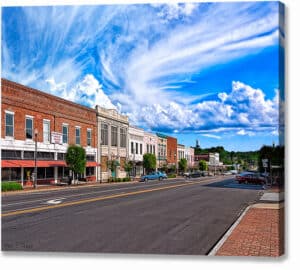 Downtown Montezuma - Georgia Canvas Print