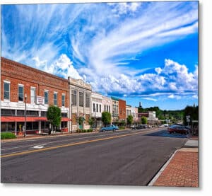 Downtown Montezuma - Georgia Metal Print