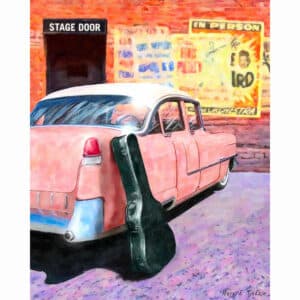 Pink Cadillac - Elvis Inspired Art Print