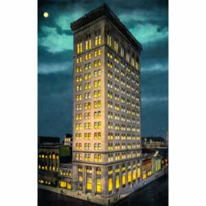 Empire Building - Vintage Birmingham Alabama Art Print
