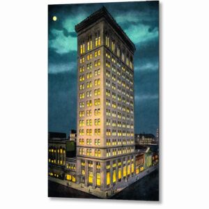 Empire Building - Vintage Birmingham Alabama Metal Print