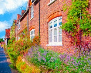 English Garden - St Albans Art Print