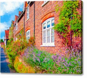 English Garden - St Albans Canvas Print