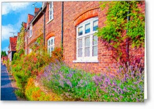 English Garden - St Albans Greeting Card