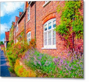 English Garden - St Albans Metal Print