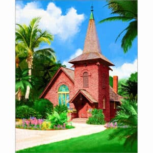Faith Chapel on Jekyll Island - Georgia Coast Art Print