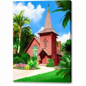 Faith Chapel on Jekyll Island - Georgia Coast Canvas Print