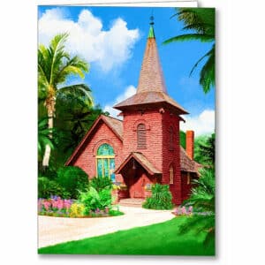 Faith Chapel on Jekyll Island - Georgia Coast Greeting Card