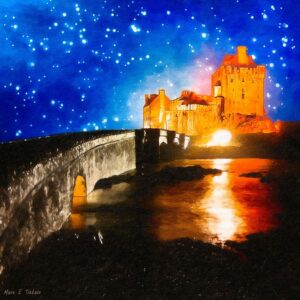 Fantasy Castle Art - Eilean Donan Art Print