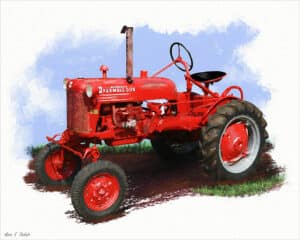 Farmall Cub Tractor - Agriculture Art Print