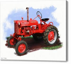 Farmall Cub Tractor - Agriculture Canvas Print