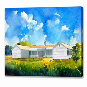 Flint River Farms School - Macon County Georgia Canvas Print