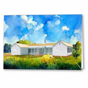 Flint River Farms School - Macon County Georgia Greeting Card