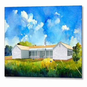 Flint River Farms School - Macon County Georgia Metal Print