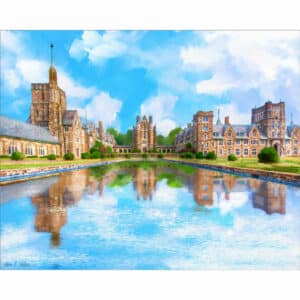 Ford Buildings - Berry College Art Print