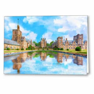 Ford Buildings - Berry College Greeting Card