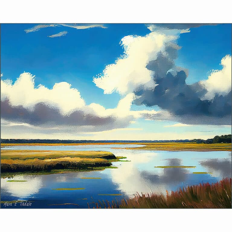 Georgia Coastal Salt Marsh – Cumberland Island Art Print