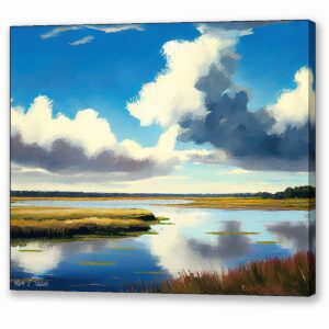 Georgia Coastal Salt Marsh - Cumberland Island Canvas Print
