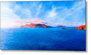 Great Blasket Island - Irish Landscape Metal Print