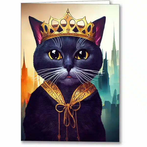 hail-the-king-cat-greeting-card.jpg