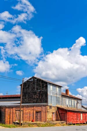 Historic Industrial Warehouse - Hawkinsville Georgia Art Print
