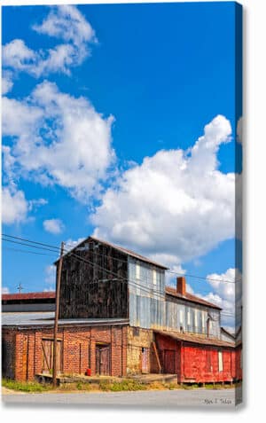 Historic Industrial Warehouse - Hawkinsville Georgia Canvas Print