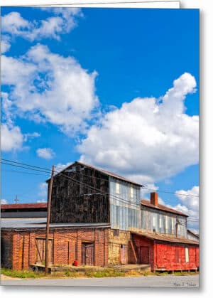 Historic Industrial Warehouse - Hawkinsville Georgia Greeting Card