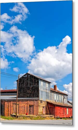 Historic Industrial Warehouse - Hawkinsville Georgia Metal Print