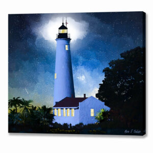 Historic St Marks Lighthouse - Florida Canvas Print
