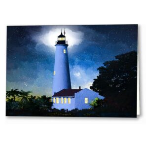 Historic St Marks Lighthouse - Florida Greeting Card