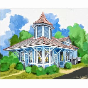 Ideal Georgia Depot - Macon County Art Print