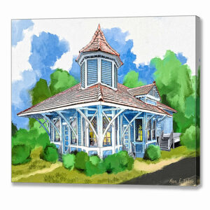 Ideal Georgia Depot - Macon County Canvas Print