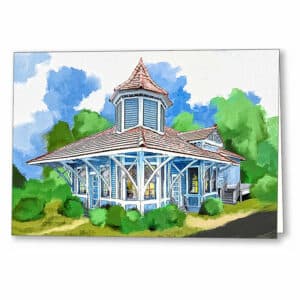 Ideal Georgia Depot - Macon County Greeting Card