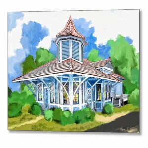 Ideal Georgia Depot - Macon County Metal Print