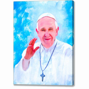 Inner Light - Pope Francis Canvas Print