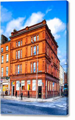 Irish Street Corner - Dublin Canvas Print