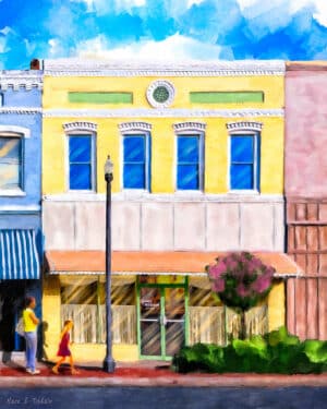 Josie's Restaurant - Montezuma Georgia Art Print