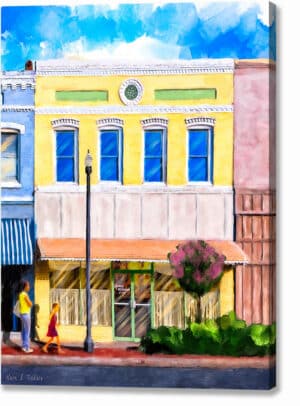 Josie's Restaurant - Montezuma Georgia Canvas Print