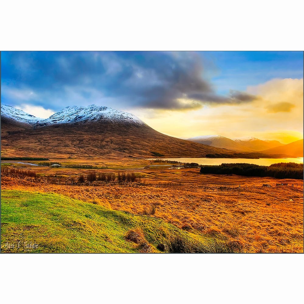 Loch Tulla Landscape - Scottish Highlands Art Print by Mark Tisdale