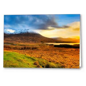 Loch Tulla Landscape - Scottish Highlands Greeting Card